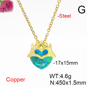 Fashion Copper Necklace  F6N406617aakl-G030