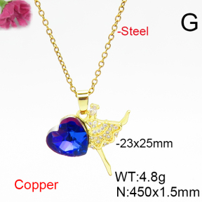 Fashion Copper Necklace  F6N406618aakl-G030