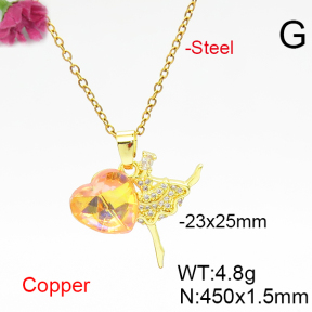 Fashion Copper Necklace  F6N406619aakl-G030
