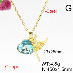 Fashion Copper Necklace  F6N406620aakl-G030