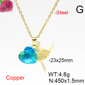 Fashion Copper Necklace  F6N406621aakl-G030