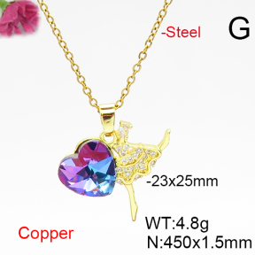 Fashion Copper Necklace  F6N406622aakl-G030