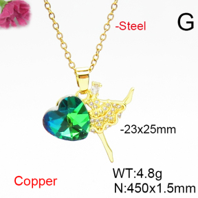 Fashion Copper Necklace  F6N406626aakl-G030