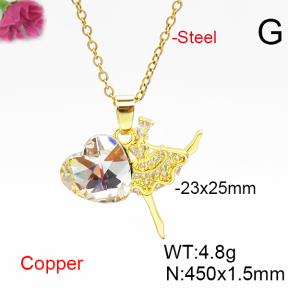 Fashion Copper Necklace  F6N406627aakl-G030