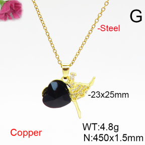 Fashion Copper Necklace  F6N406628aakl-G030