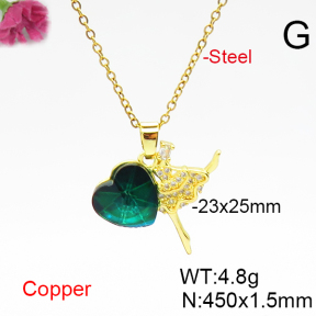 Fashion Copper Necklace  F6N406630aakl-G030