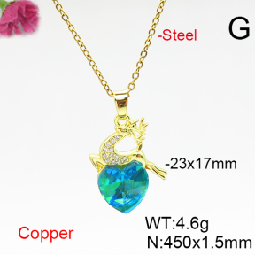 Fashion Copper Necklace  F6N406635aakl-G030