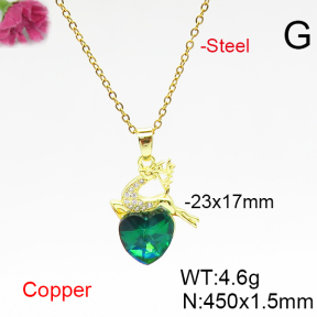 Fashion Copper Necklace  F6N406638aakl-G030