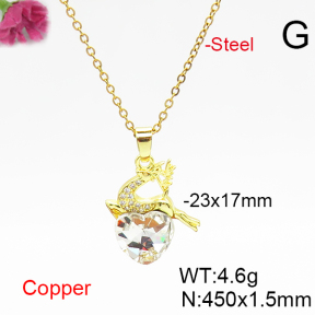 Fashion Copper Necklace  F6N406640aakl-G030