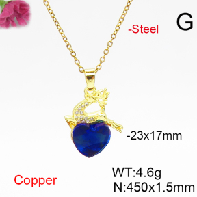 Fashion Copper Necklace  F6N406641aakl-G030