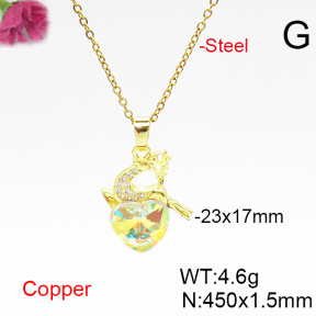 Fashion Copper Necklace  F6N406643aakl-G030