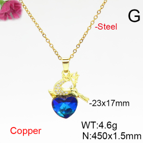 Fashion Copper Necklace  F6N406648aakl-G030