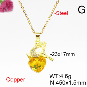 Fashion Copper Necklace  F6N406649aakl-G030