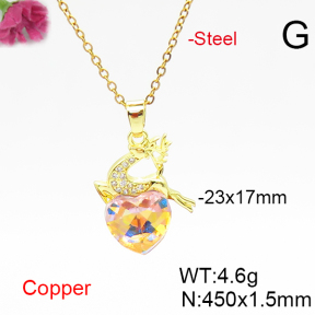 Fashion Copper Necklace  F6N406650aakl-G030