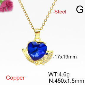 Fashion Copper Necklace  F6N406652aakl-G030