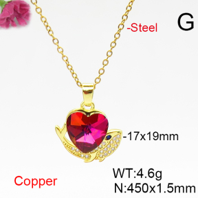 Fashion Copper Necklace  F6N406661aakl-G030