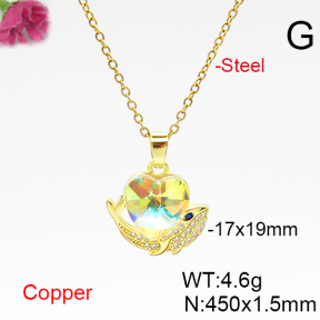 Fashion Copper Necklace  F6N406663aakl-G030