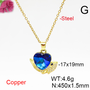 Fashion Copper Necklace  F6N406664aakl-G030