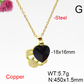 Fashion Copper Necklace  F6N406686aakl-G030