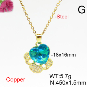 Fashion Copper Necklace  F6N406692aakl-G030