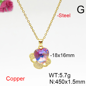 Fashion Copper Necklace  F6N406697aakl-G030