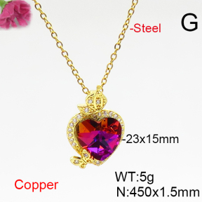 Fashion Copper Necklace  F6N406703aakl-G030