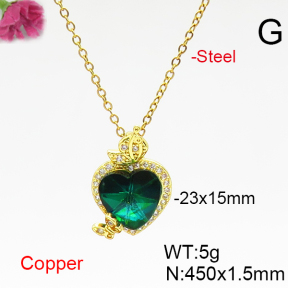 Fashion Copper Necklace  F6N406704aakl-G030