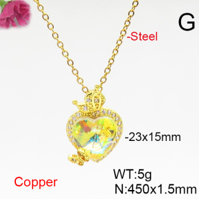 Fashion Copper Necklace  F6N406705aakl-G030