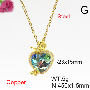 Fashion Copper Necklace  F6N406706aakl-G030