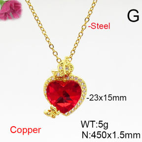 Fashion Copper Necklace  F6N406707aakl-G030