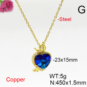 Fashion Copper Necklace  F6N406708aakl-G030