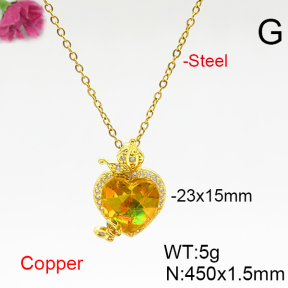 Fashion Copper Necklace  F6N406712aakl-G030