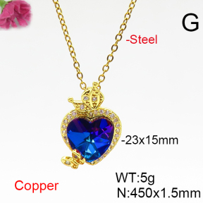 Fashion Copper Necklace  F6N406716aakl-G030