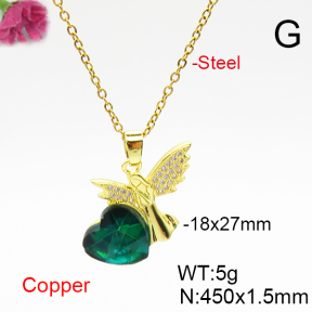 Fashion Copper Necklace  F6N406718aakl-G030