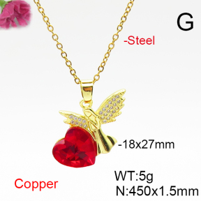 Fashion Copper Necklace  F6N406719aakl-G030