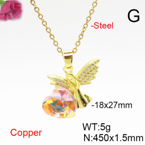 Fashion Copper Necklace  F6N406723aakl-G030