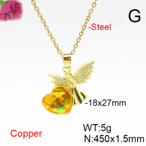 Fashion Copper Necklace  F6N406725aakl-G030