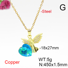 Fashion Copper Necklace  F6N406726aakl-G030
