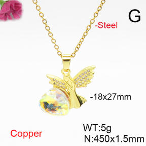 Fashion Copper Necklace  F6N406728aakl-G030