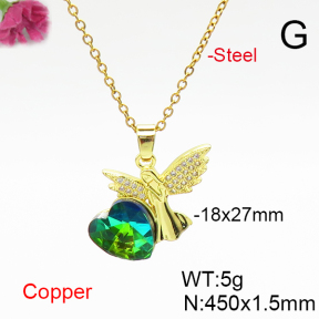 Fashion Copper Necklace  F6N406729aakl-G030