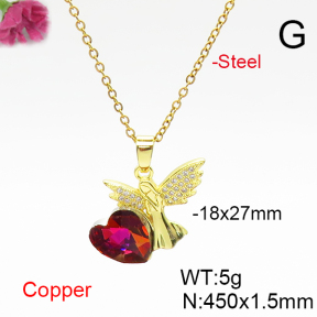 Fashion Copper Necklace  F6N406730aakl-G030