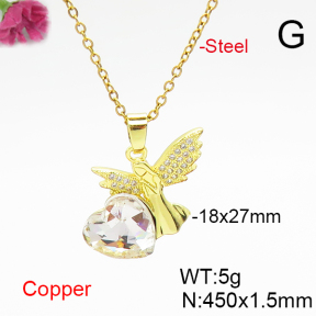 Fashion Copper Necklace  F6N406734aakl-G030