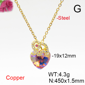 Fashion Copper Necklace  F6N406736aakl-G030