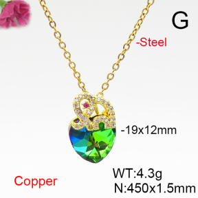 Fashion Copper Necklace  F6N406737aakl-G030