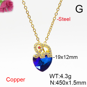 Fashion Copper Necklace  F6N406739aakl-G030