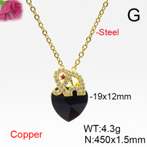 Fashion Copper Necklace  F6N406740aakl-G030