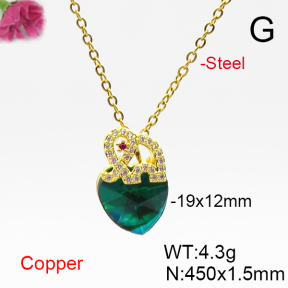 Fashion Copper Necklace  F6N406741aakl-G030