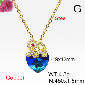 Fashion Copper Necklace  F6N406743aakl-G030