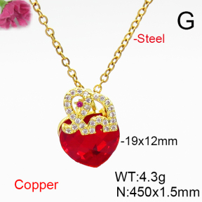 Fashion Copper Necklace  F6N406745aakl-G030