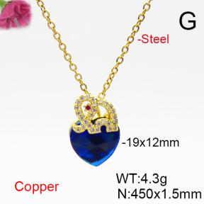 Fashion Copper Necklace  F6N406746aakl-G030